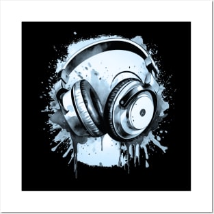 Headphones Posters and Art